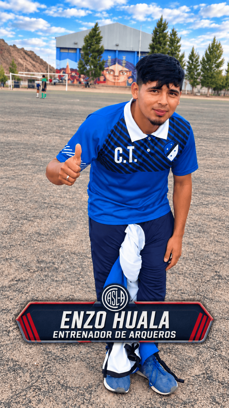 enzo huala entrenador de arqueros